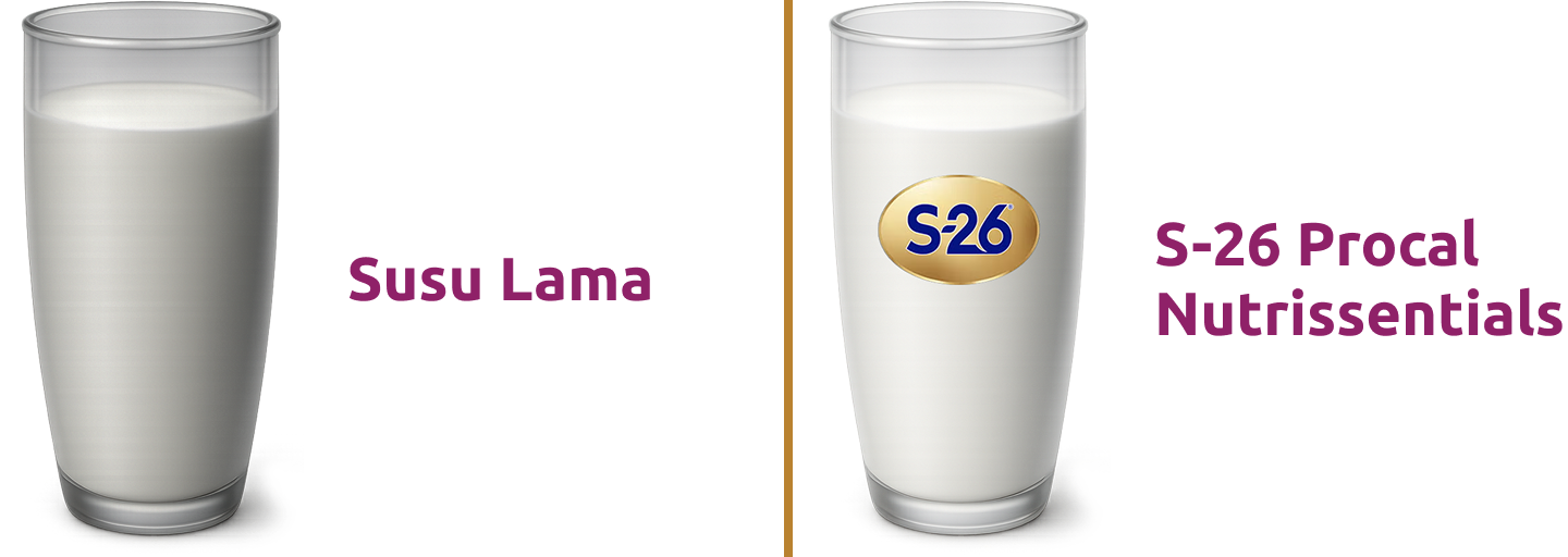 Perbandingan Susu Lama vs S-26 Procal Gold