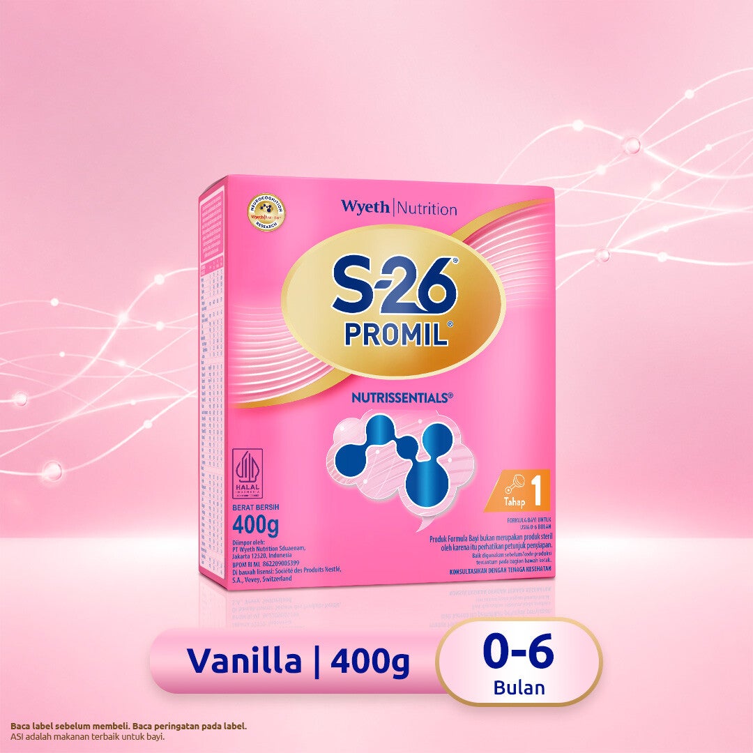 S-26 Promil Nutrissentials 400g 0-6 Bulan
