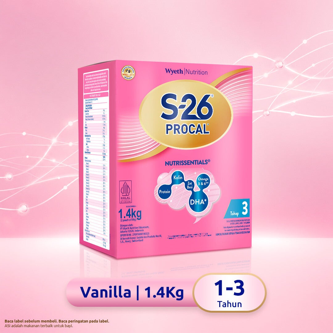S-26 Procal Nutrissentials 1.4Kg 1-3 Tahun