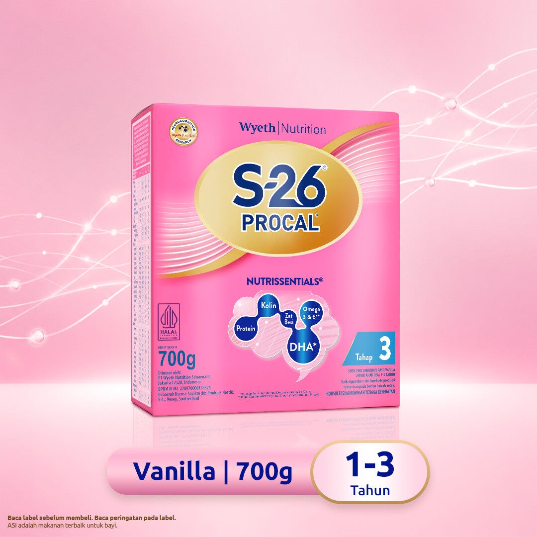 S-26 Procal Nutrissentials 700g 1-3 Tahun