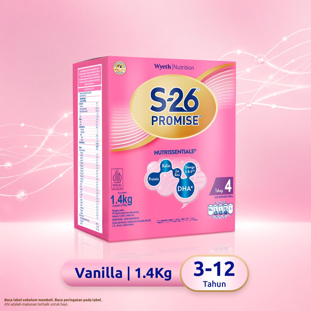S-26 Promise Nutrissentials 1,4Kg 3-12 Tahun
