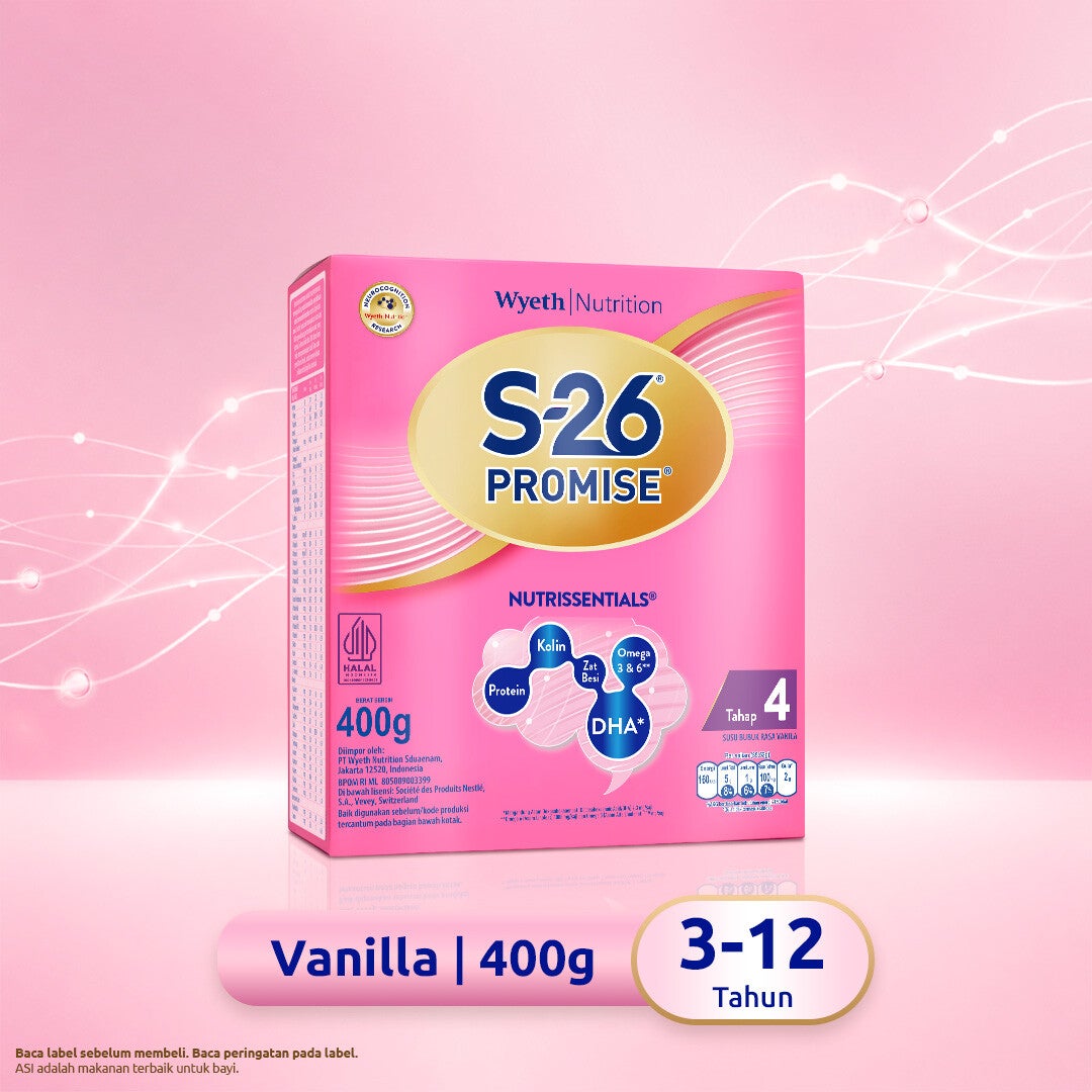 S-26 Promise Nutrissentials 400g 3-12 Tahun