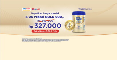 Promo S-26 Procal Gold dan Dapatkan Bonus 50.000 A Poin di Alfagift! 