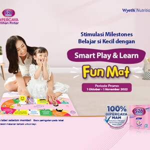 Stimulasi milestone si Kecil dengan cara seru memakai Smart Play & Learn Fun Mat!