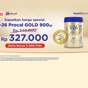 Promo S-26 Procal Gold dan Dapatkan Bonus 50.000 A Poin di Alfagift! Promo S-26 Procal Gold dan Dapatkan Bonus 50.000 A Poin di Alfagift!