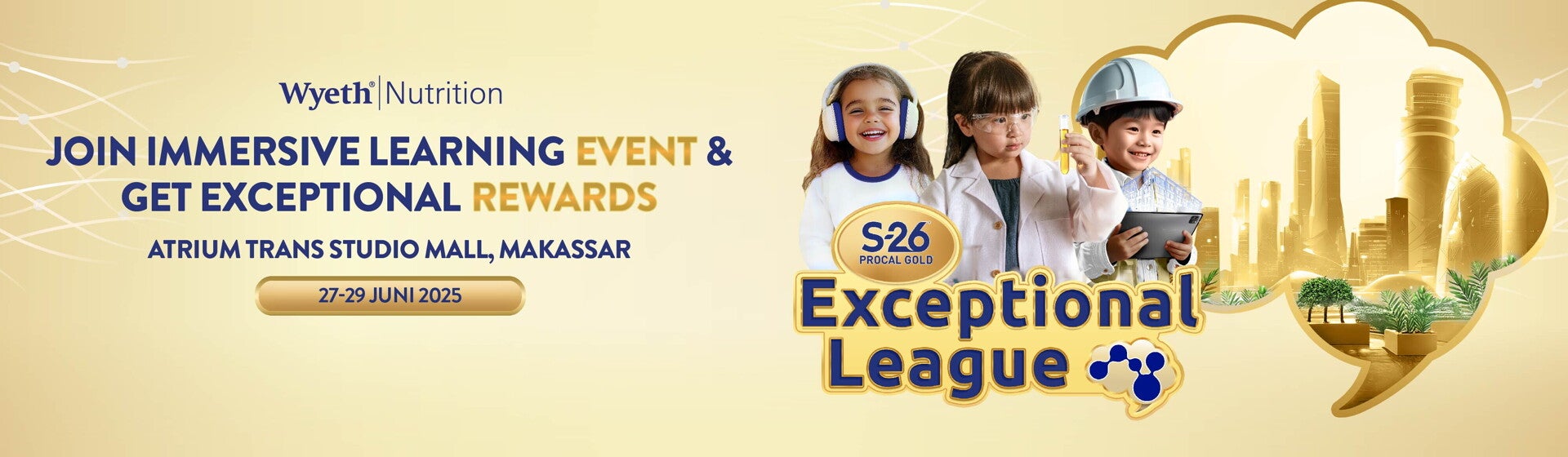 S-26 Exceptional League HADIR PERTAMA KALI di Makassar! S-26 Exceptional League HADIR PERTAMA KALI di Makassar!