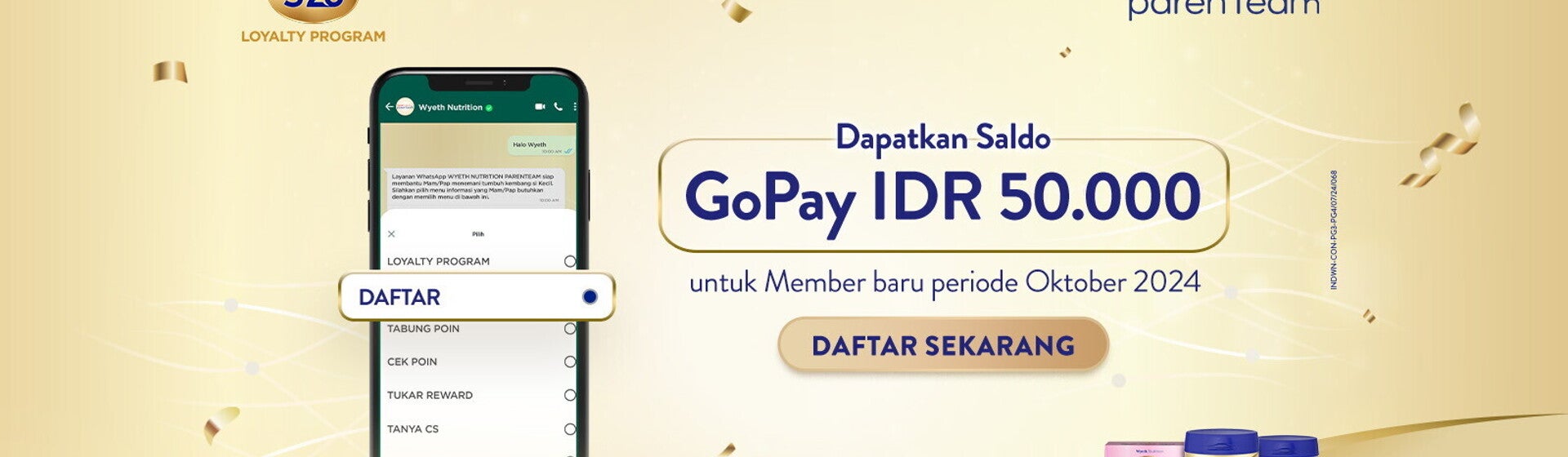 Program Member Baru Oktober